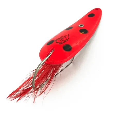 Eppinger Weedless Dardevle Imp Cucharilla, Rojo/Negro/Níquel, 11g, #7318