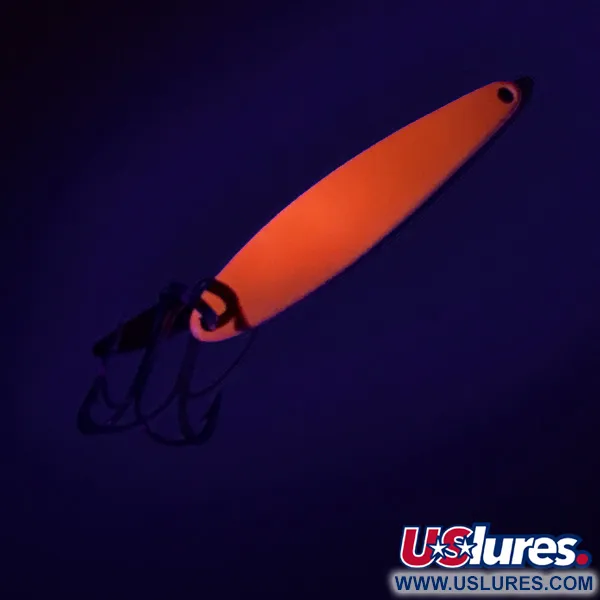 Bay de Noc Swedish Pimple Cucharilla Jig, Rosa, 7g, UV Glow, #7325