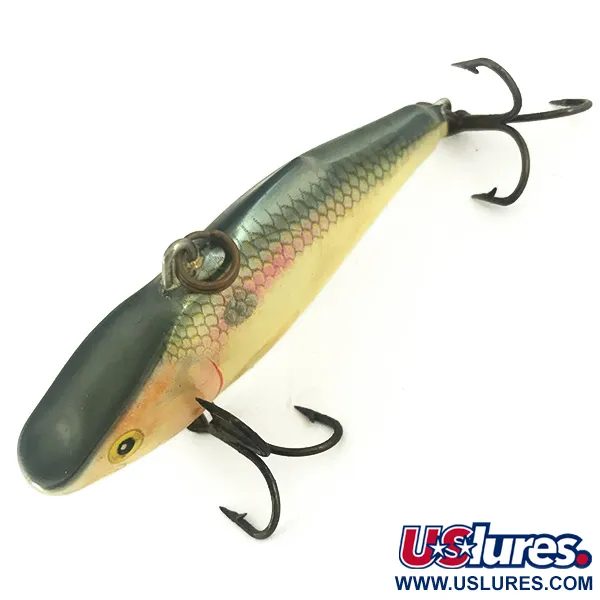 Rapala Rattl'n RAP Lipless Crankbait, Oro-Verde, 11g, Hundido, #7330