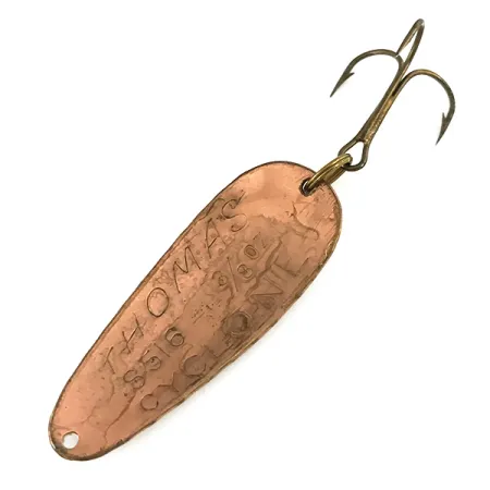 Thomas Syclone Cucharilla, Cobre Martillado, 10g, Lunares, #7342