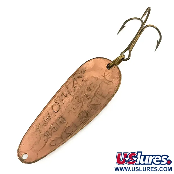 Thomas Syclone Cucharilla, Cobre Martillado, 10g, Lunares, #7342