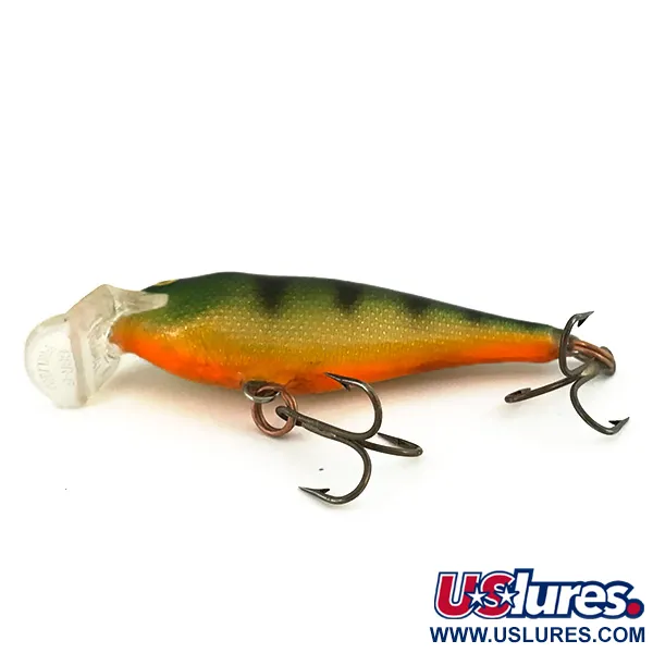Señuelo Rapala Shallow Shad Rap, Fire Tiger, 5g, Poco Profundo, #7351