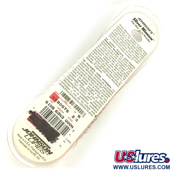 Cucharilla Johnson Silver Minnow, Plateado, 14g, Hoja, #7360