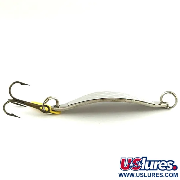 Bay de Noc Do-Jigger Cucharilla, Níquel/Rainbow, 10g, Aleta, #7384