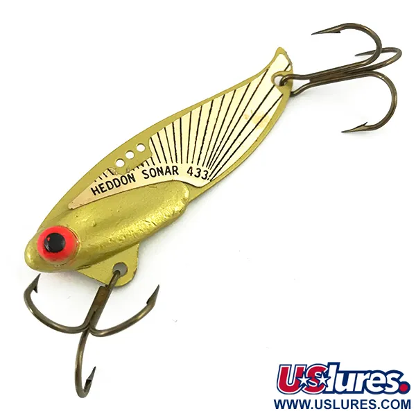 Heddon Sonar 433 Blade Lure, Oro, 14g, Enganche Múltiple, #7385