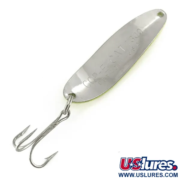 Dardevle Cop-E-Cat 7300 UV Cucharilla, Amarillo-UV, 10g, UV, #7396