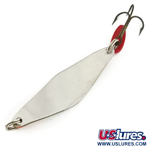 Bay de Noc Do-Jigger Cucharilla, Níquel / Rojo, 10g, Detalle UV, #7397