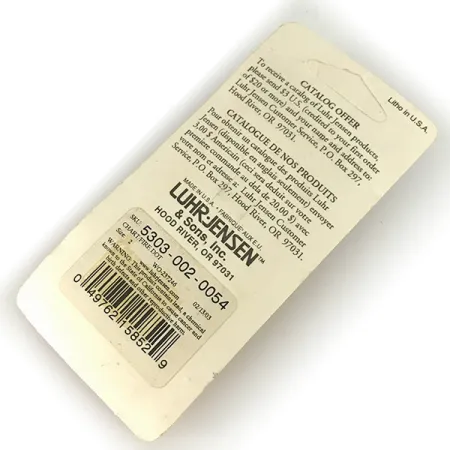 Luhr Jensen Loco 2 Cucharilla, Chart Fire Dot, 7g, Vintage, #7400