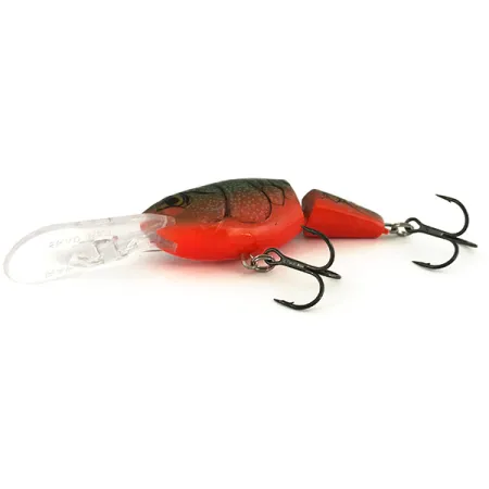 Rapala Jointed Shad Rap JSR07 Señuelo, Verde/Naranja, 12g, #7401