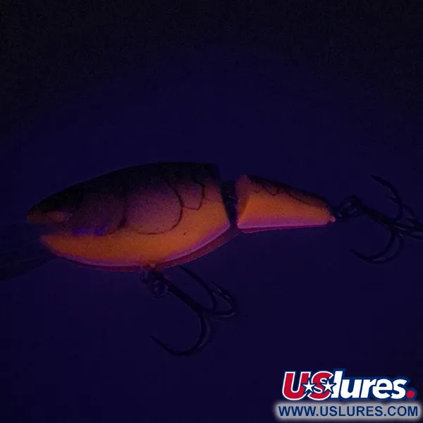 Rapala Jointed Shad Rap JSR07 Señuelo, Verde/Naranja, 12g, #7401