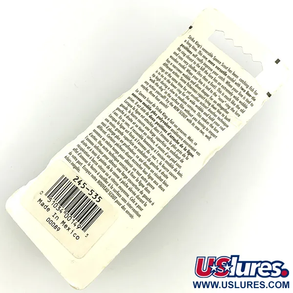 Strike King Spence Scout Señuelo, 245 535, 10.5g, Doble Enganche, #7403