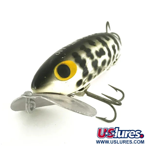 Fred Arbogast Jitterbug Señuelo Superficie, Tiger, 10g, Babero Metal, #7406