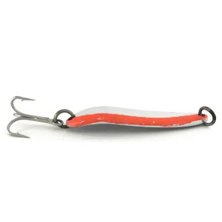 Luhr Jensen Krocodile Die #4 UV Cucharilla, Níquel / Rojo, 19g, UV, #7411