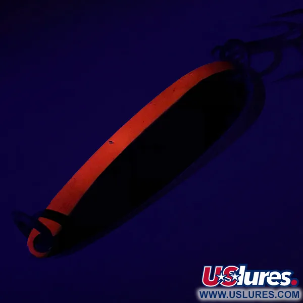 Luhr Jensen Krocodile Die #4 UV Cucharilla, Níquel / Rojo, 19g, UV, #7411