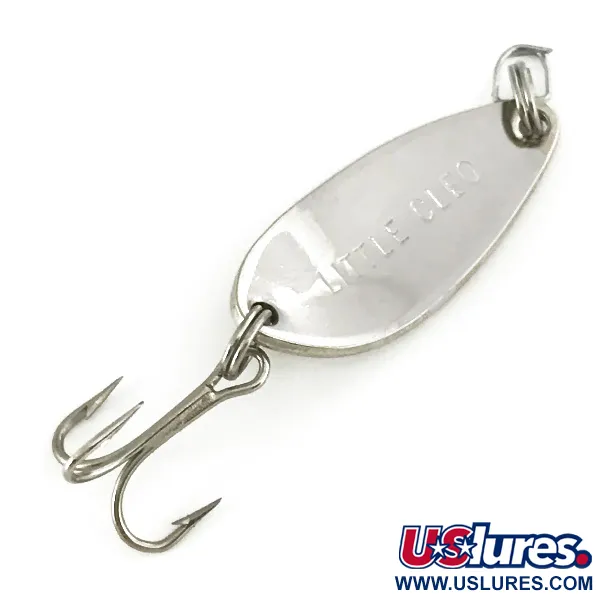 Seneca Little Cleo Cucharilla, Níquel / Verde, 5g, Diseño Clásico, #7417