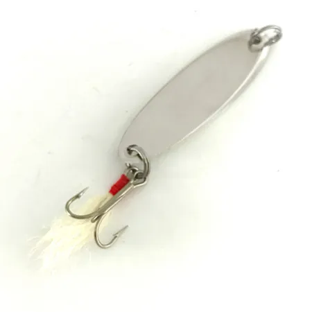 Acme Feathered Kastmaster Cucharilla, Cromo, 10.5g, Triple Pluma, #7419