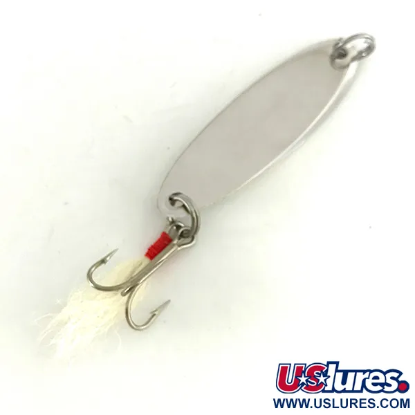 Acme Feathered Kastmaster Cucharilla, Cromo, 10.5g, Triple Pluma, #7419