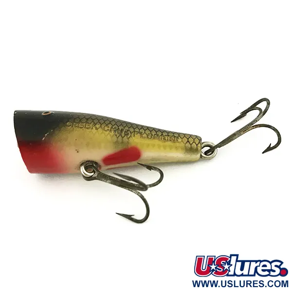 Creek Chub Plunker Popper, Escamas Oro, 5,5g, Señuelo Superficie, #7431