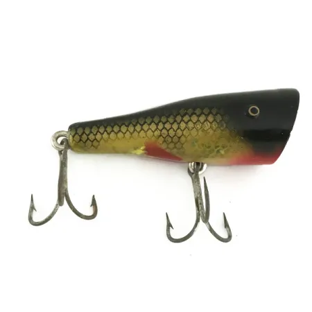 Creek Chub Plunker Popper, Escamas Oro, 5,5g, Señuelo Superficie, #7431