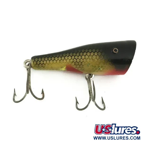 Creek Chub Plunker Popper, Escamas Oro, 5,5g, Señuelo Superficie, #7431