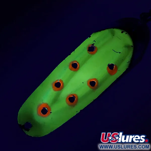 Rustowicz Charger №3 UV Cucharilla, Amarillo/Rojo/Níquel, 12,5g, #7432