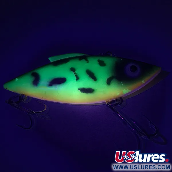 Bill Lewis Rat-L-Trap Crankbait Lipless, Fire Tiger, 14g, Glow, #7437