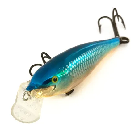 Rapala Shallow Shad Rap Señuelo, Azul/Oro, 5g, Balsa, #7439