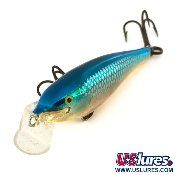 Rapala Shallow Shad Rap Señuelo, Azul/Oro, 5g, Balsa, #7439