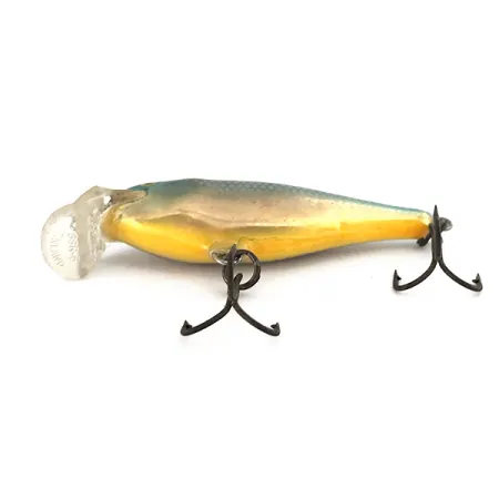 Rapala Shallow Shad Rap Señuelo, Azul/Oro, 5g, Balsa, #7439