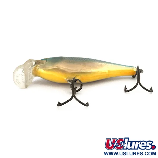 Rapala Shallow Shad Rap Señuelo, Azul/Oro, 5g, Balsa, #7439