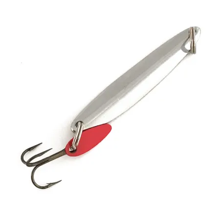 Bay de Noc Swedish pimple Cucharilla, Níquel / Azul, 5,5g, #7442