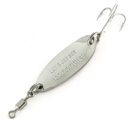 Luhr Jensen Krocodile UV Cucharilla, Níquel/Naranja, 7g, UV, #7447