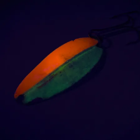 TODDCO Main liner Glow UV Cucharilla, Rojo/Blanco/Níquel Glow, 11g, #7451