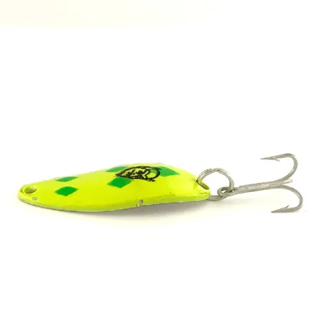 Eppinger Dardevle Devle Dog 5200 UV Cucharilla, Amarillo/Verde, 7g, UV, #7452