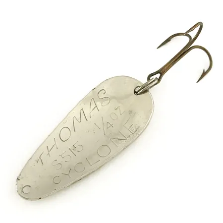 Thomas Cyclone Cucharilla, Plata / Rojo / Blanco, 7g, Escamado, #7454