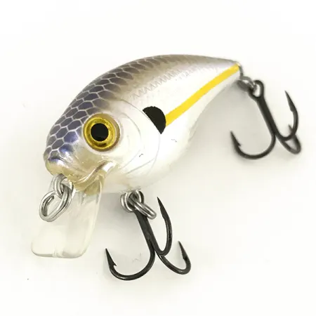 H2O XPRESS Crankbait, Blanco/Amarillo, 6g, Sonajero, #7456