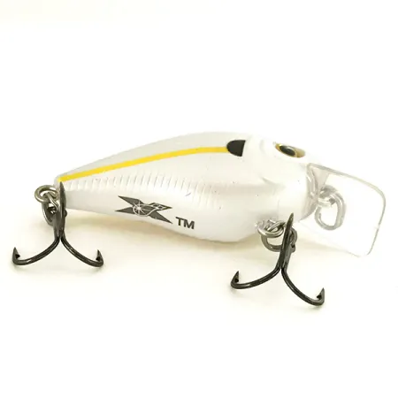H2O XPRESS Crankbait, Blanco/Amarillo, 6g, Sonajero, #7456