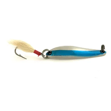 Acme Fiord Spoon Cucharilla, Níquel / Azul, 7g, Anzuelo Simple, #7467