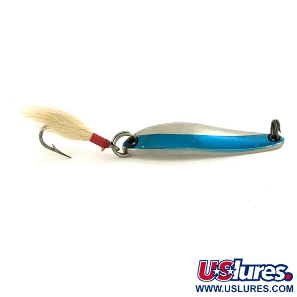 Acme Fiord Spoon Cucharilla, Níquel / Azul, 7g, Anzuelo Simple, #7467