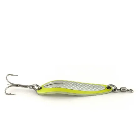 Luhr Jensen Krocodile Die #3 UV Cucharilla, Chartreuse, 10g, UV, #7468