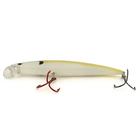Matzuo Phantom Minnow Señuelo, Plata/Amarillo, 9g, Suspending, #7473