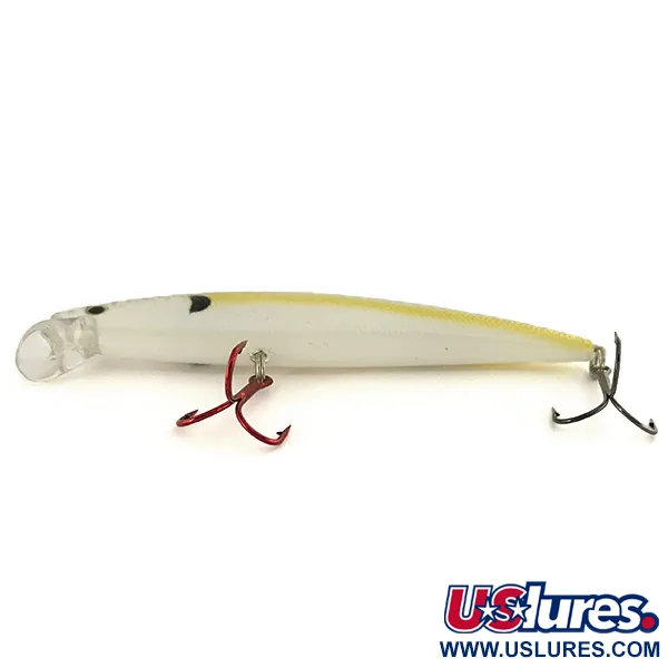 Matzuo Phantom Minnow Señuelo, Plata/Amarillo, 9g, Suspending, #7473