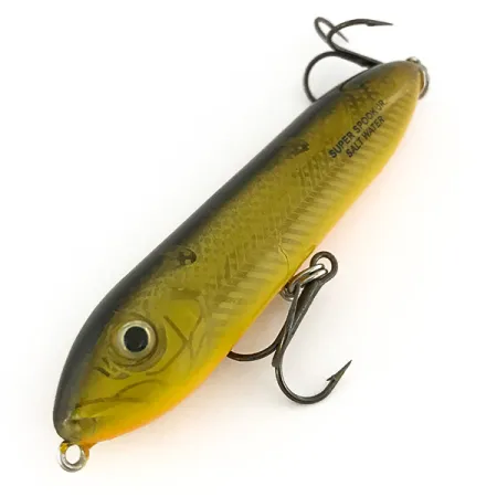 Heddon Excalibur Super Spook Saltwater, Oliva, 14g, Superficie, #7475