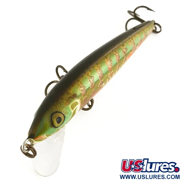 Rapala Husky Jerk Holo Minnow, Holo Perch, 10g, Suspending, #7477