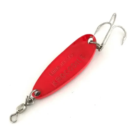 Luhr Jensen Krocodile UV Cucharilla, Rojo / Negro, 9g, UV, #7485