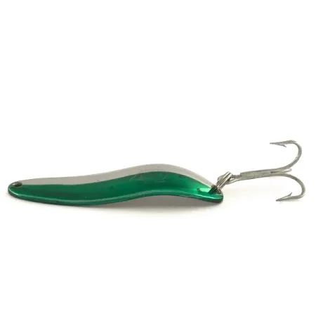 Dardevle Cop-E-Cat 7300 Cucharilla, Níquel/Verde, 10g, Bamboleo, #7487