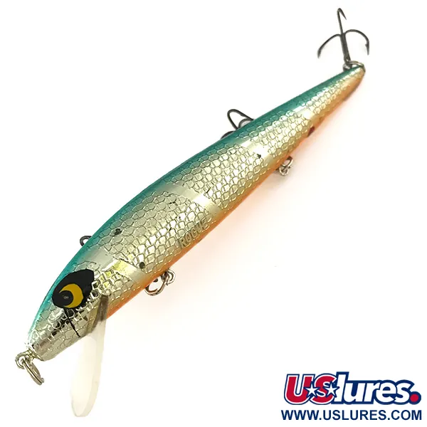 Smithwick Suspending Rattlin’ Rogue Jerkbait, Plata-Azul, 10g, #7496