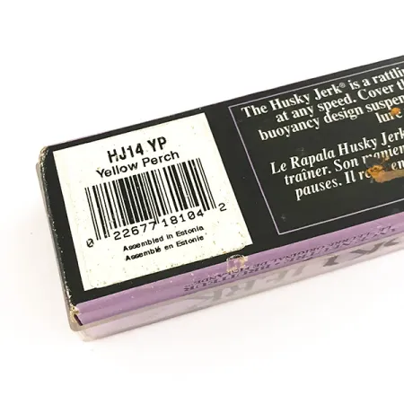 Rapala Husky Jerk HJ 14 Señuelo, Yellow Perch, 18g, suspending, #7498