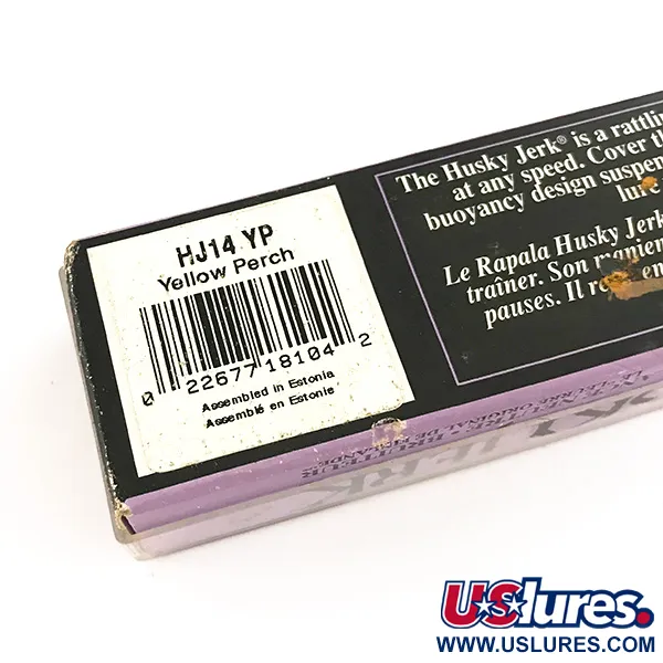 Rapala Husky Jerk HJ 14 Señuelo, Yellow Perch, 18g, suspending, #7498