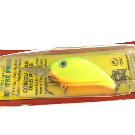 Strike King Pro Model 3XD Crankbait, Chartreuse, 12g, Sonajero, #7501